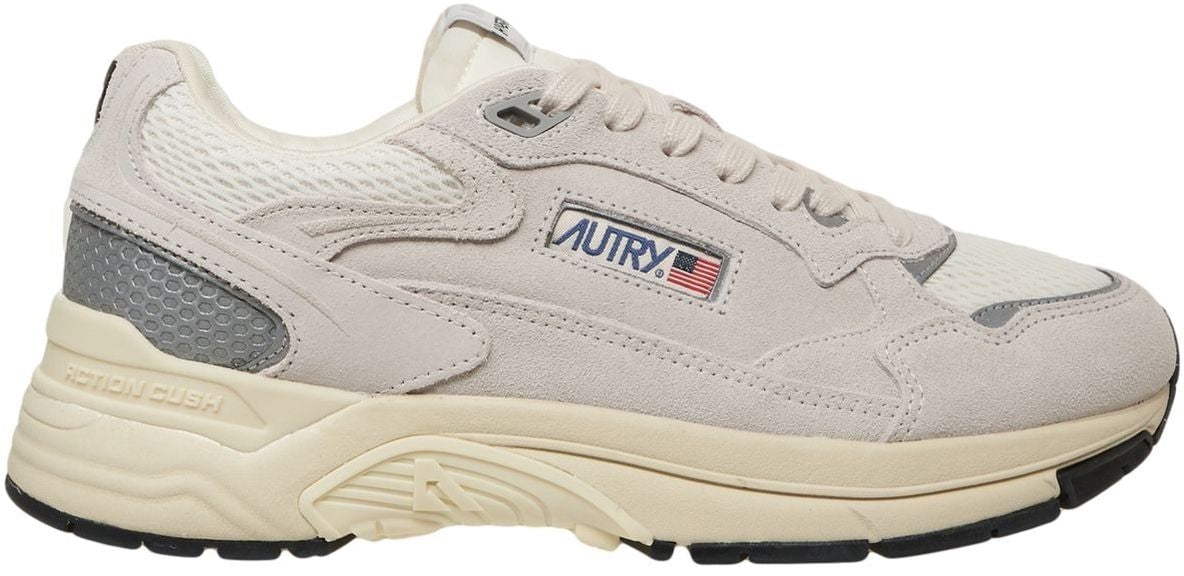 Autry Leather sneaker 'Hyperway Low' Wit