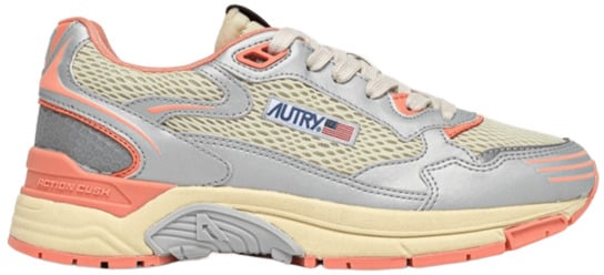 Autry Autry Scarpe Bianco/argento/peach Pink Wit