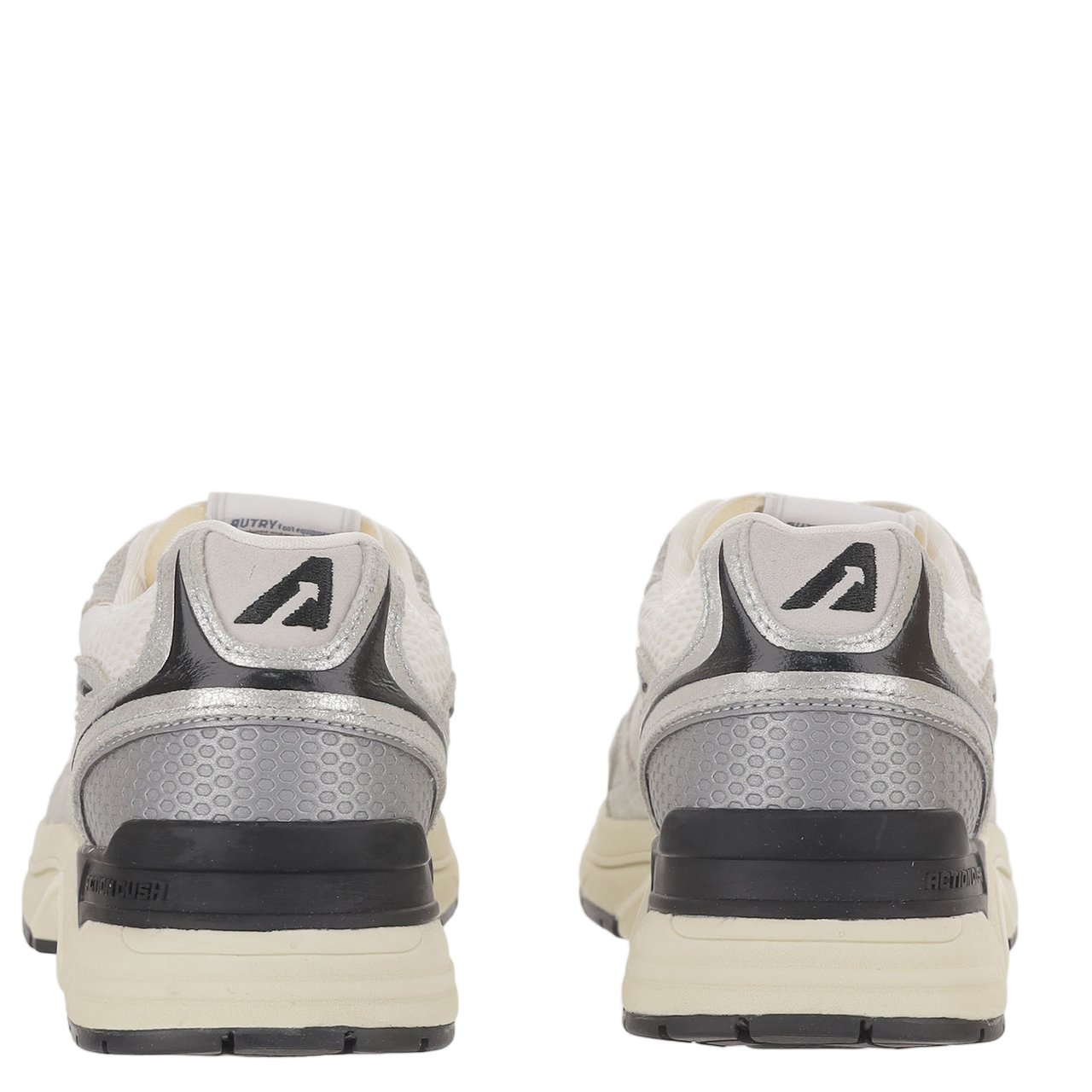 Autry Suede Mesh Terry Lacing Sneakers Wit