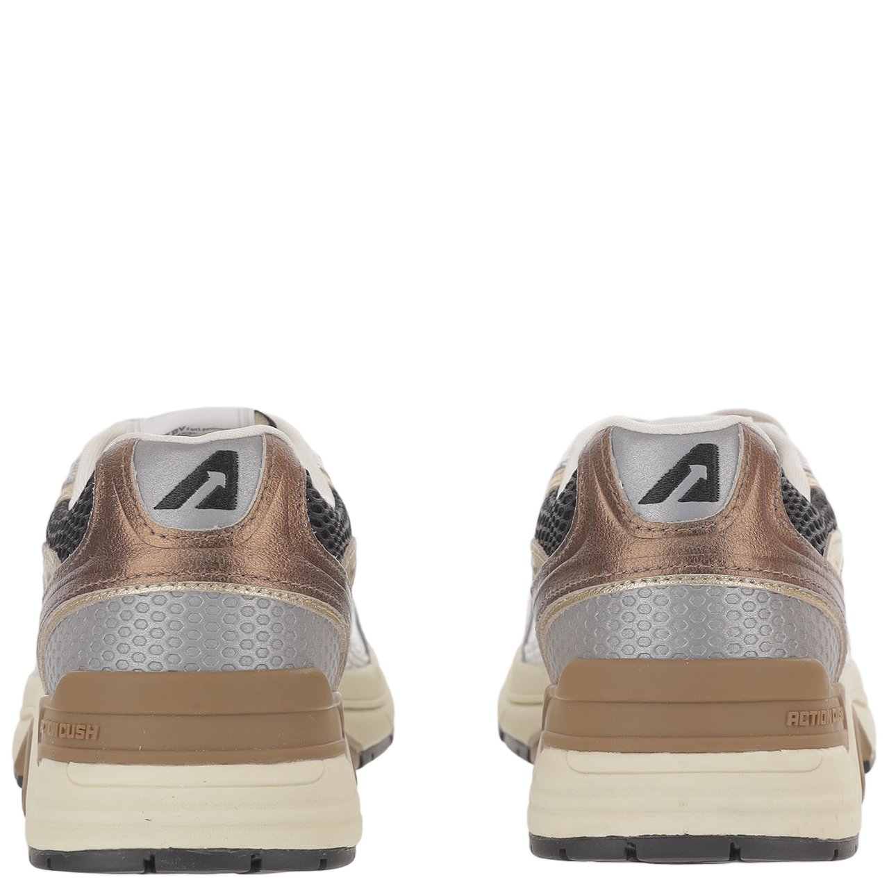 Autry Suede Mesh Terry Lacing Sneakers Grijs