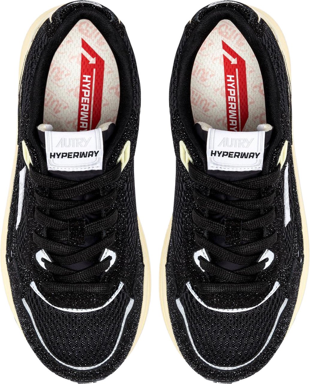 Autry Dames Hyperway Low Wom sneakers Zwart
