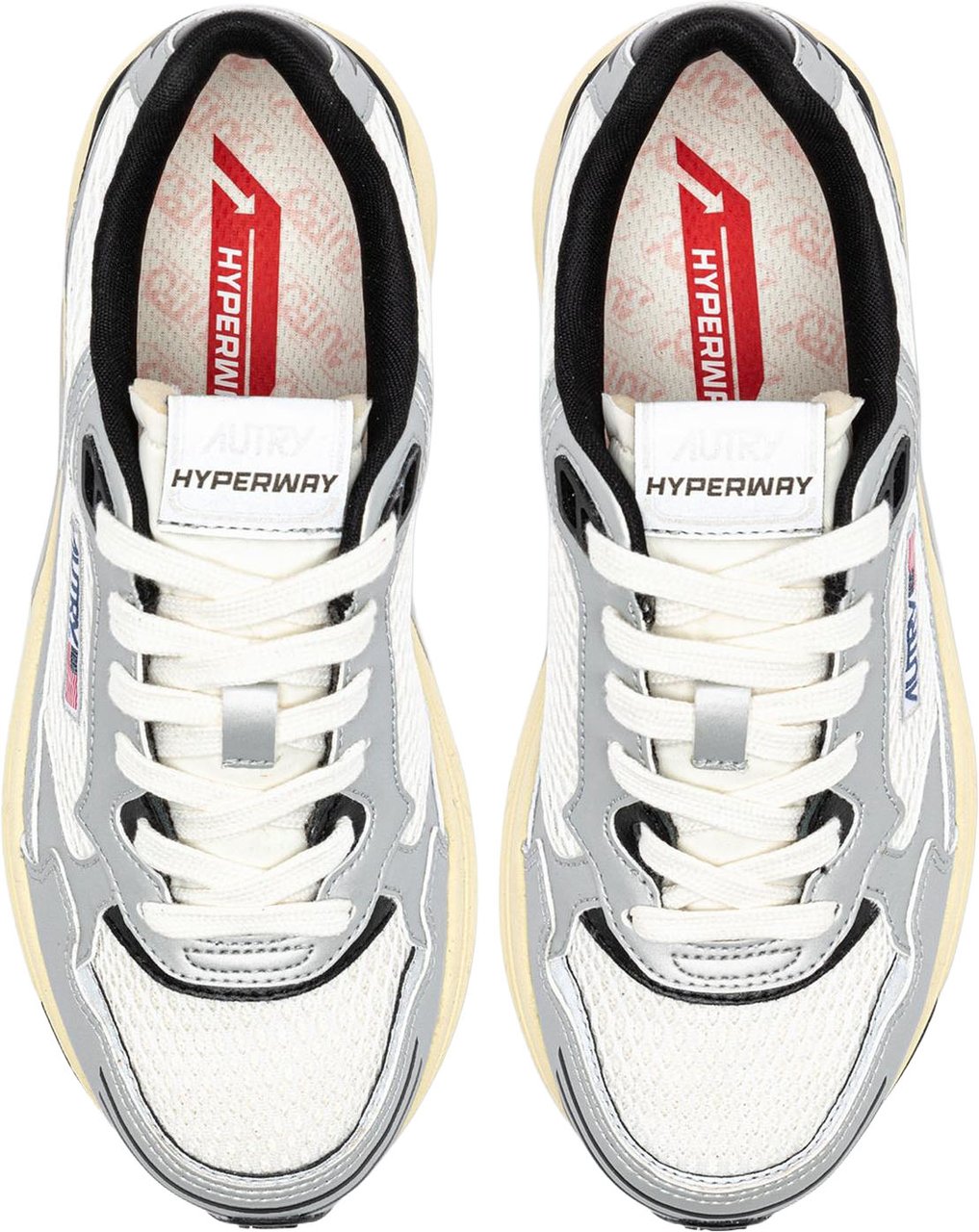 Autry Dames Hyperway Low Wom sneakers Metallic