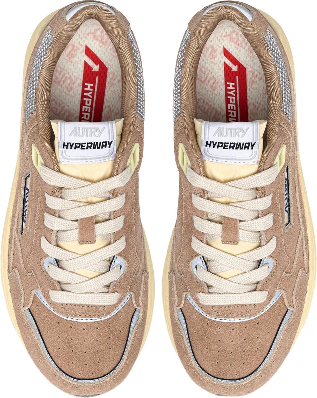 Autry Dames Hyperway Sneaker Bruin Bruin