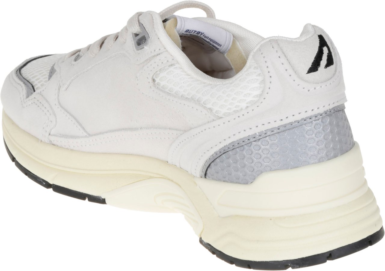 Autry Flat Shoes Silver Wit