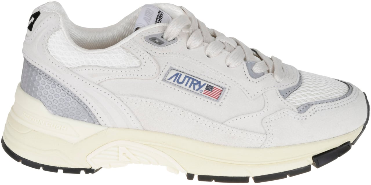 Autry Flat Shoes Silver Wit