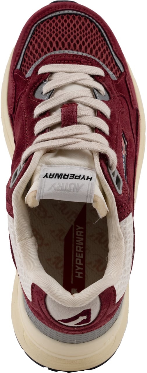 Autry Sneakers Suedemesh Winerysilv Metallic