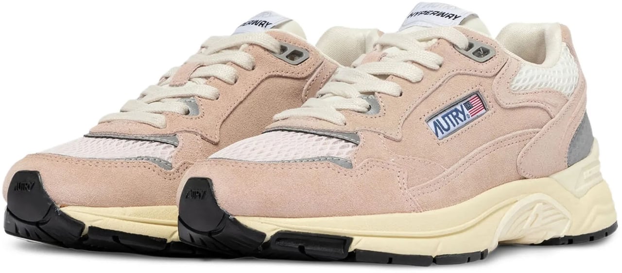 Autry Sneakers Silk-Silv Roze