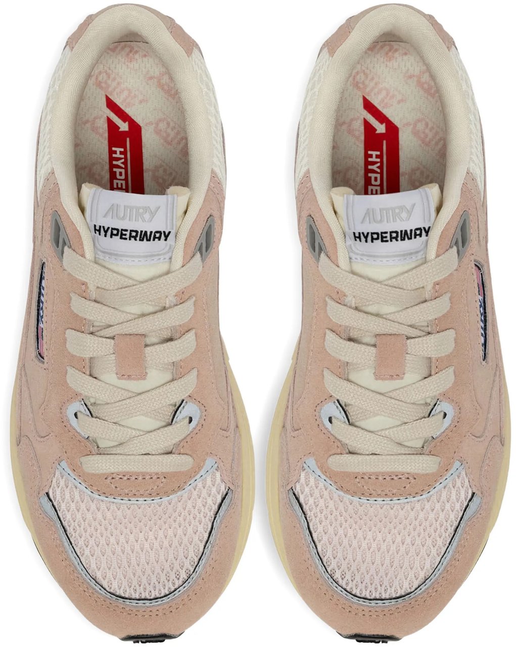 Autry Sneakers Silk-Silv Roze