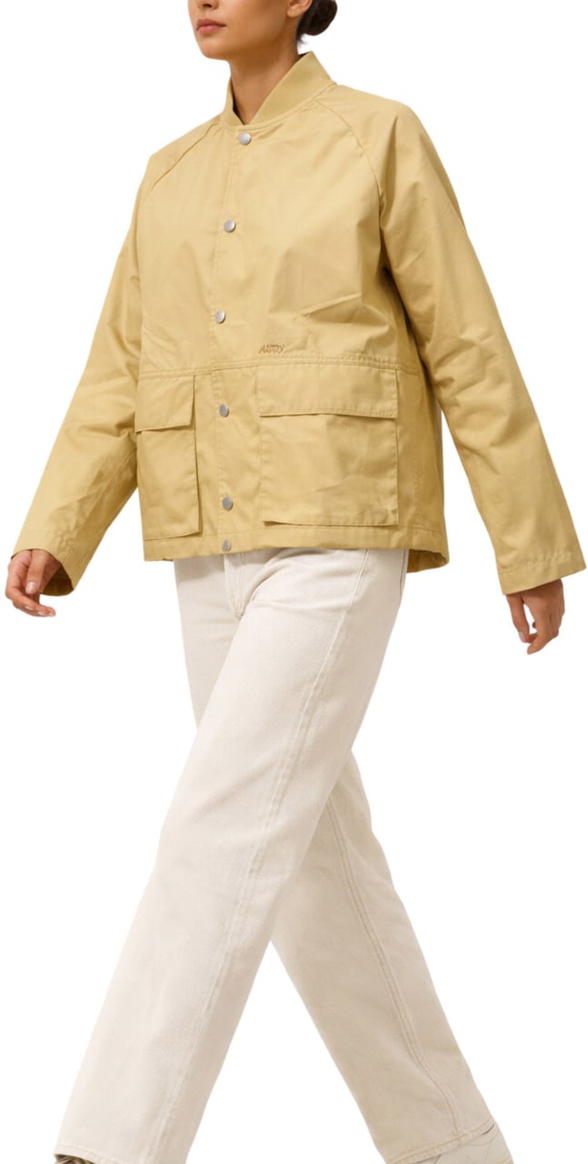 Autry Cropped Nylon Biscuit Women’s Jacket Bruin