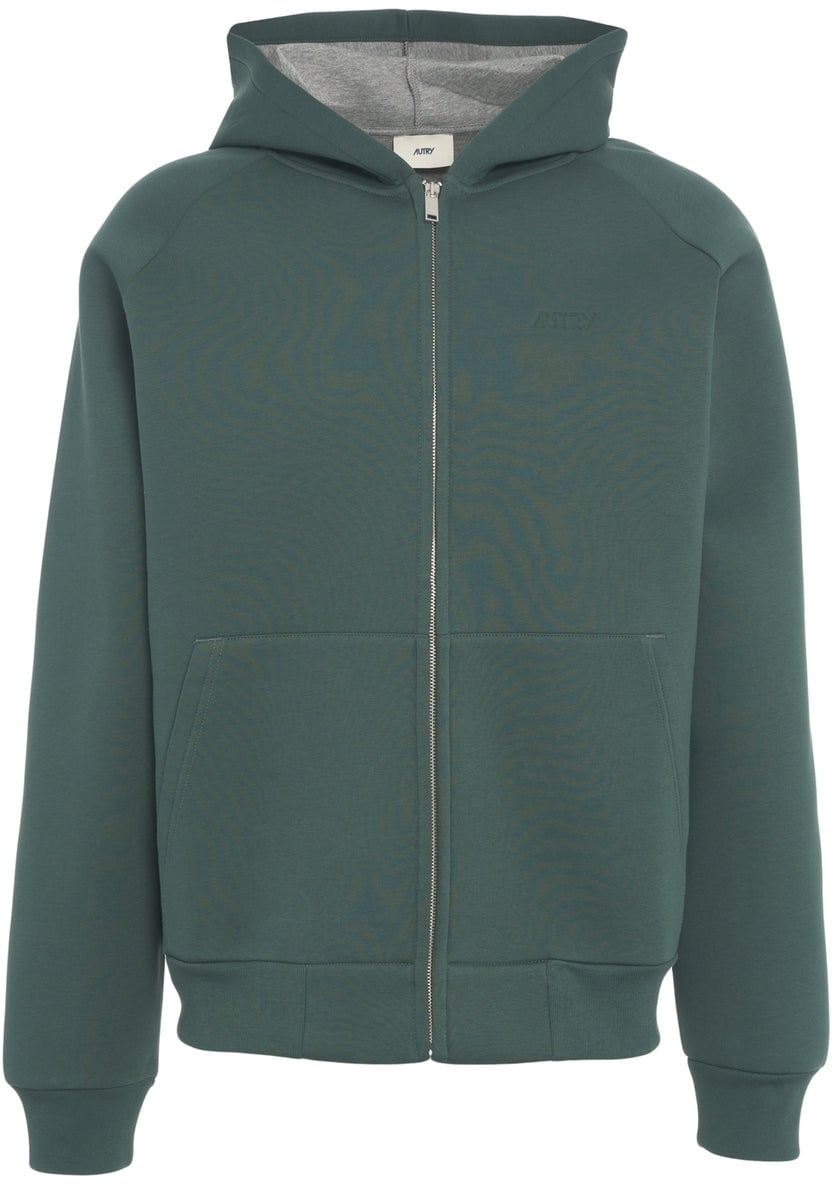Autry Hoodie with zipper Groen
