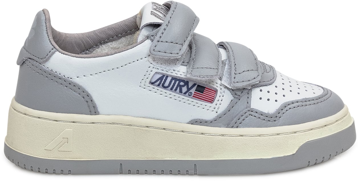 Autry Sneaker Kidstripes Low Grijs