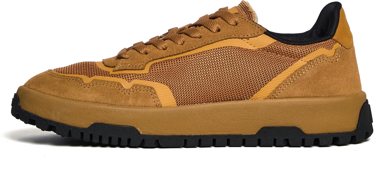 Autry Sneakers Wildpace Low In Mesh E Suede Buckthorn Oranje
