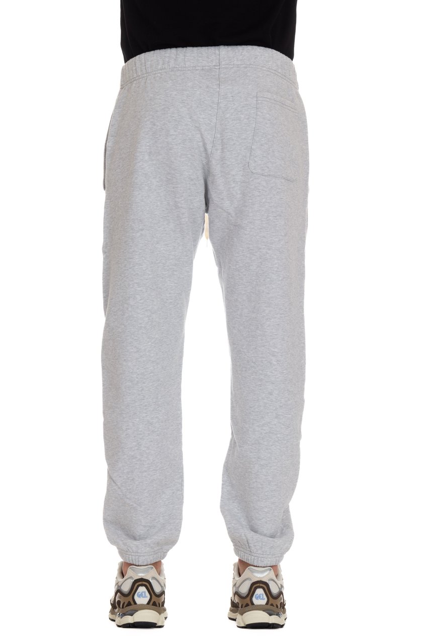 Autry Comfort-Fit Cotton Sweatpants with Drawstring Waist and Logo Wit