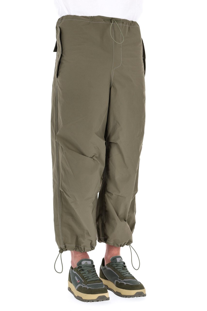 Autry Nylon Scrub Over Fit Trousers Grijs