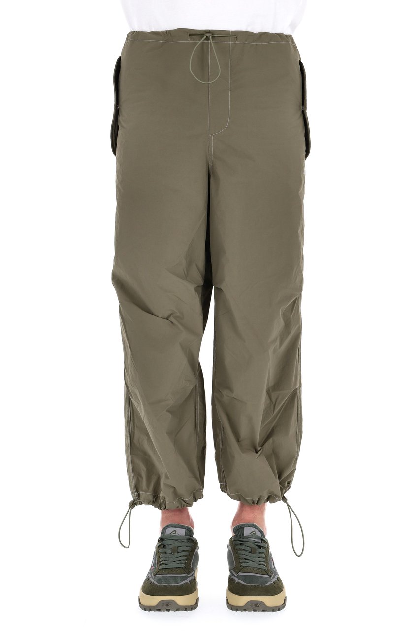 Autry Nylon Scrub Over Fit Trousers Grijs