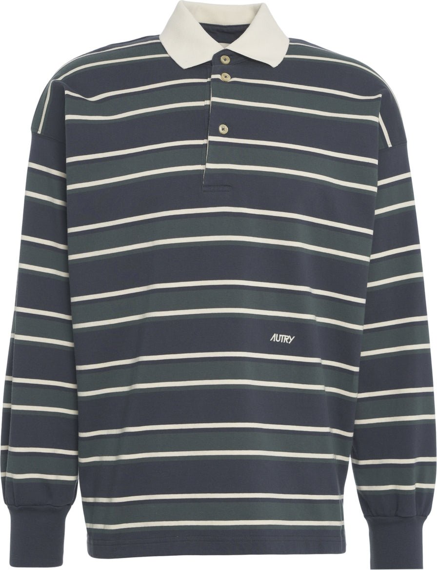 Autry Polo shirt with stripes Groen