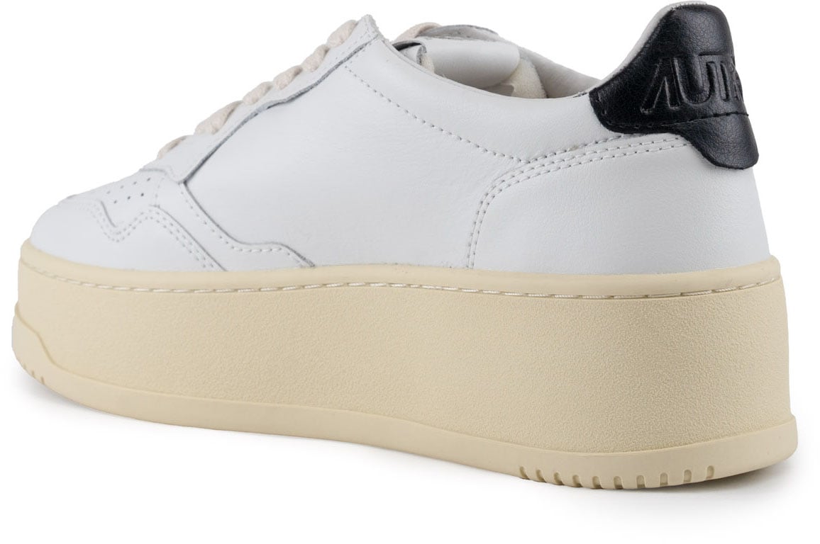 Autry Sneakers Leatleat Whtblk Divers