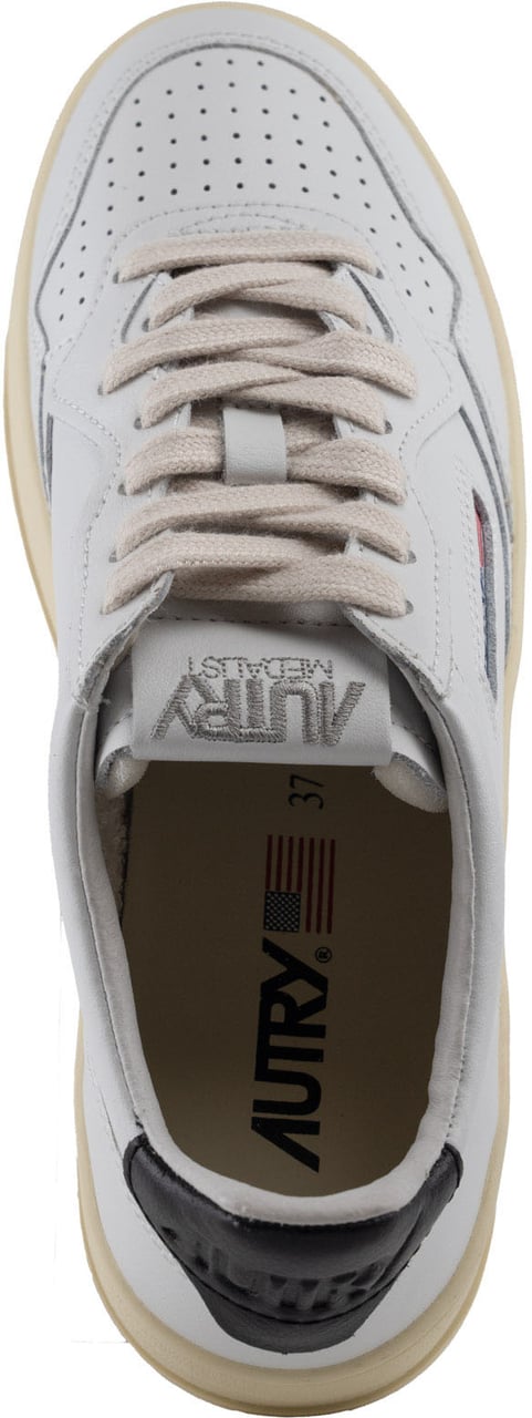 Autry Sneakers Leatleat Whtblk Divers