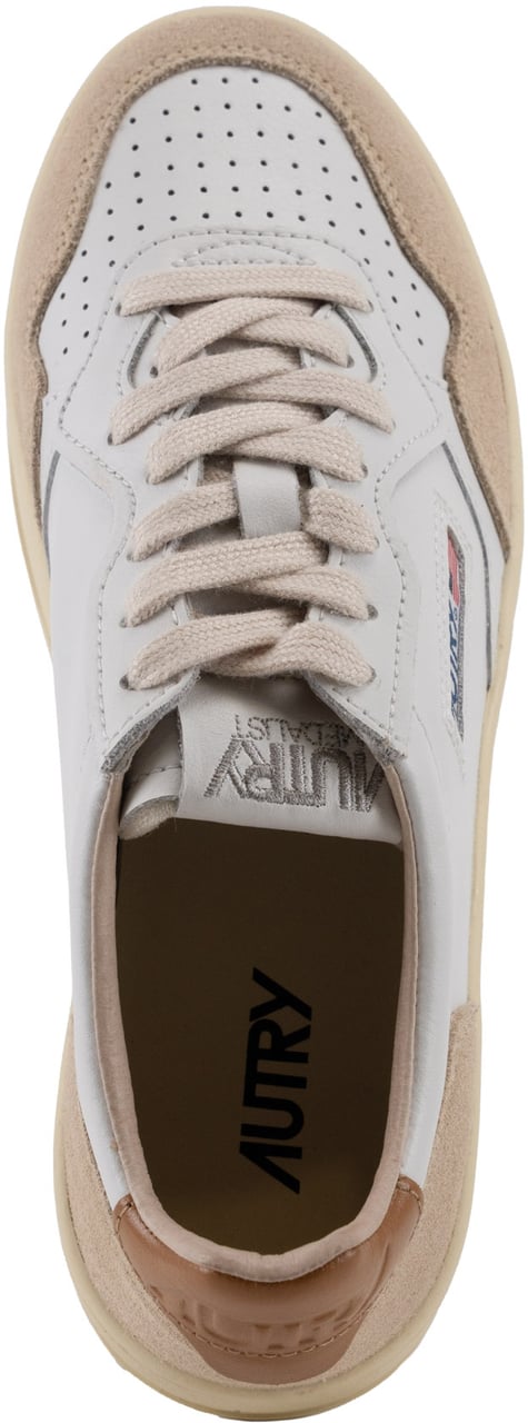 Autry Sneakers Leatsuede Whtbrnsug Wit