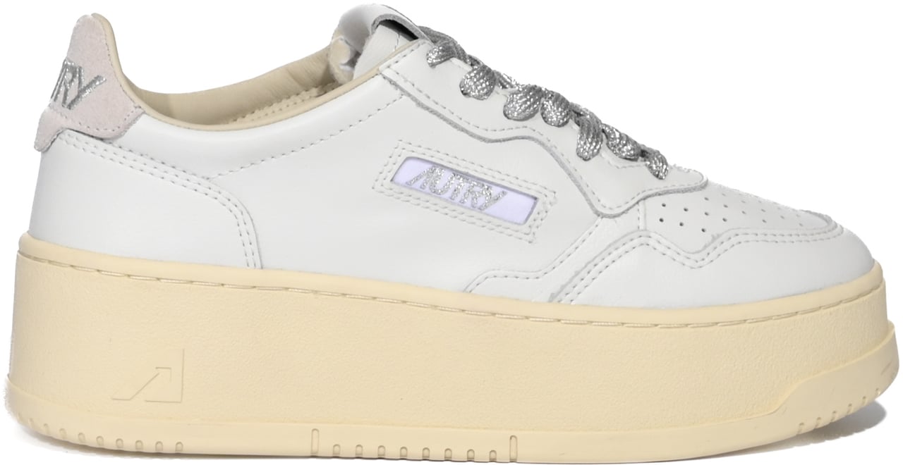 Autry Sneakers Leatswoll Whtsilv Divers