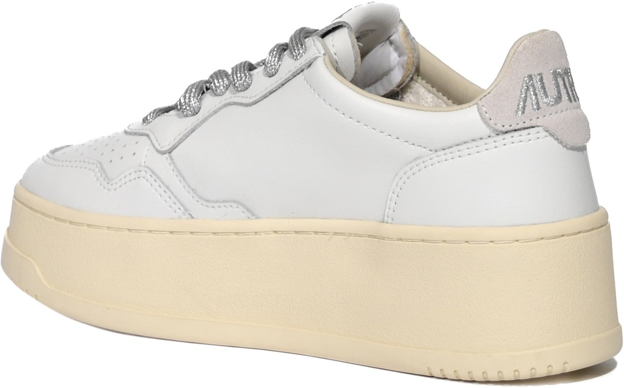 Autry Sneakers Leatswoll Whtsilv Divers