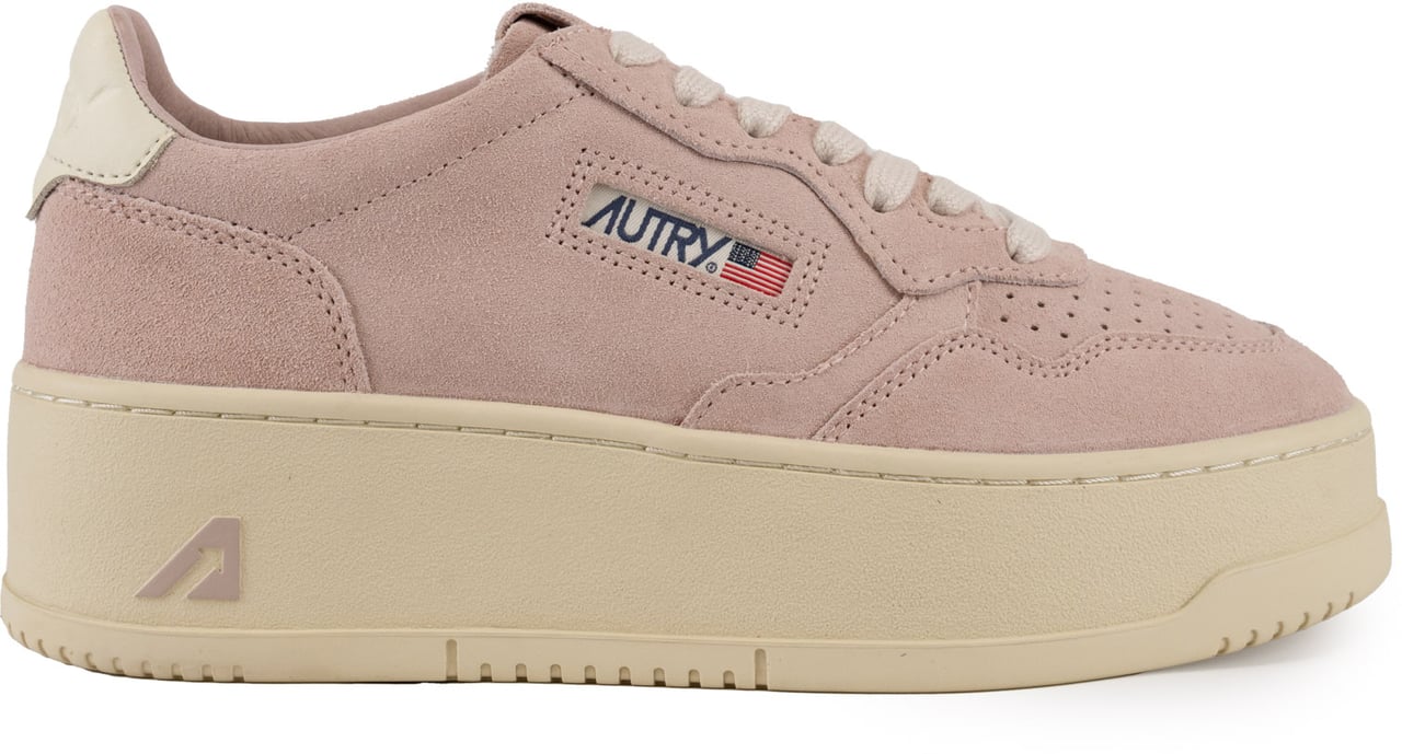 Autry Sneakers Finishsue Silkwht Wit