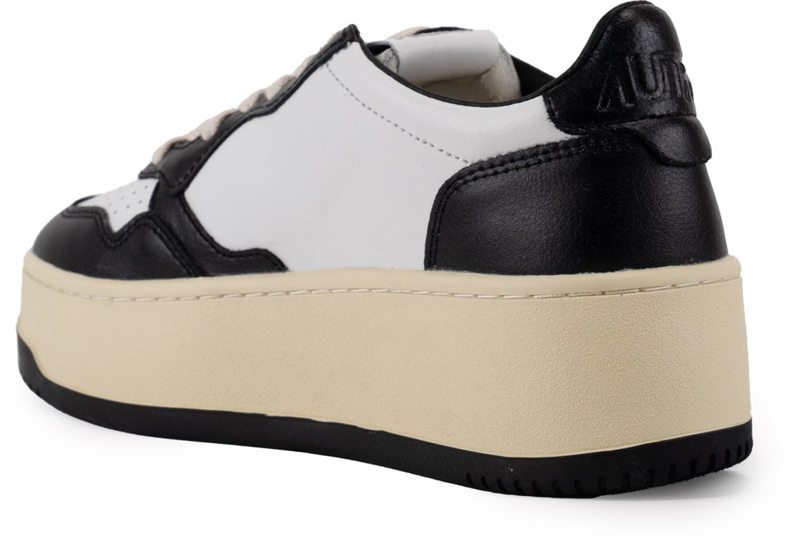 Autry Sneakers Leatleat Whtblk Divers