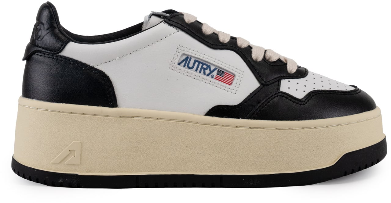 Autry Sneakers Leatleat Whtblk Divers