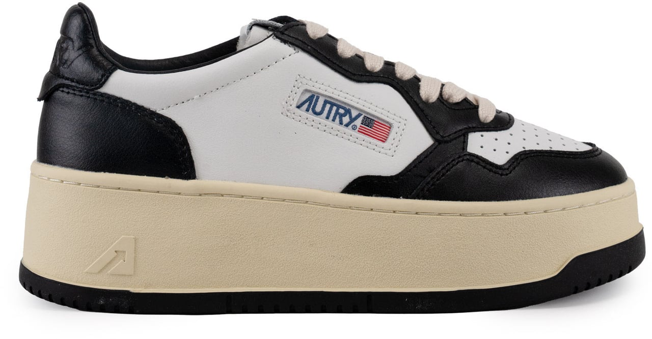 Autry Sneakers Leatleat Whtblk Divers