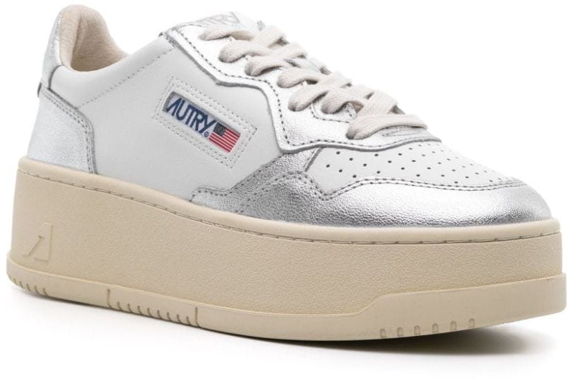 Autry Sneakers Silver Zilver