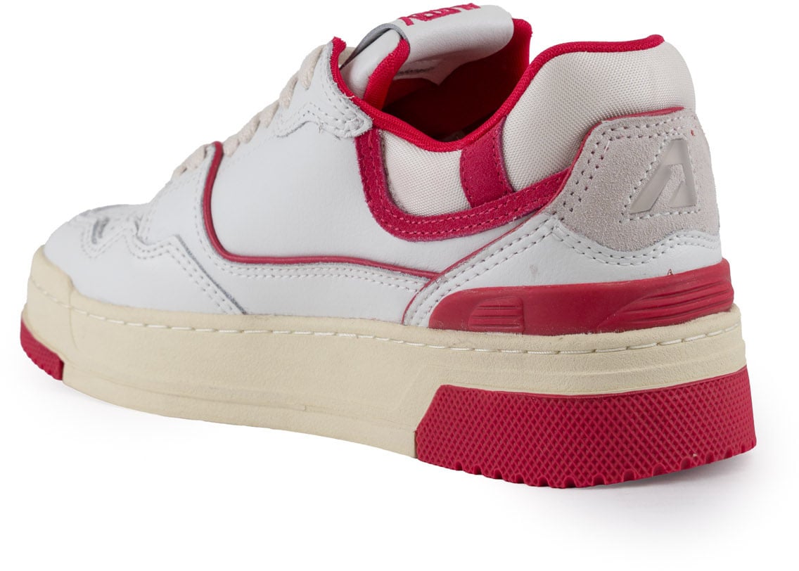 Autry Sneakers Multmat Whtbrgtrose Roze
