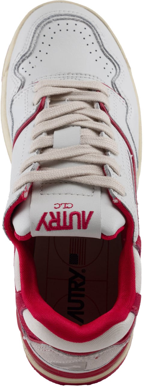 Autry Sneakers Multmat Whtbrgtrose Roze