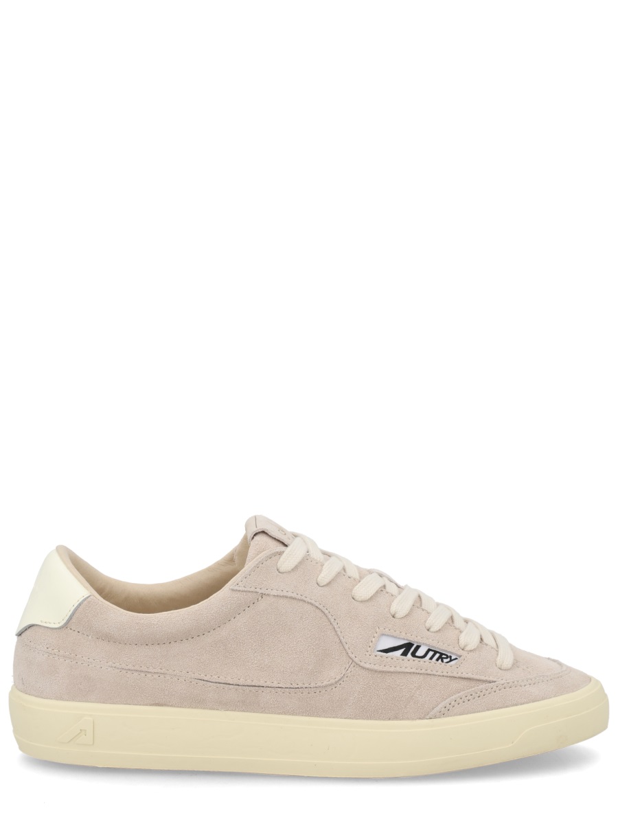 Autry Windscape Low Suede Minimalist Sneakers Neutraal