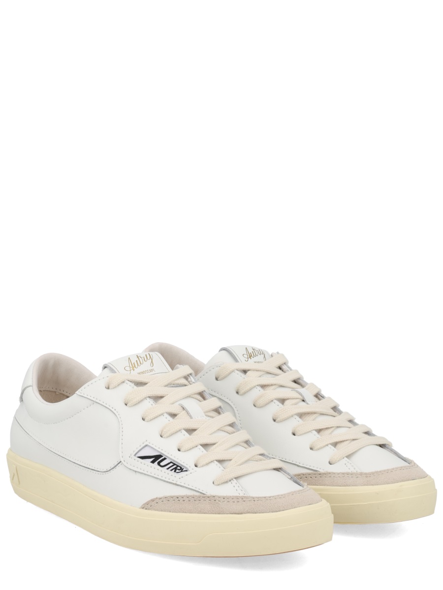 Autry Windscape Low Smooth Leather Sneakers Wit