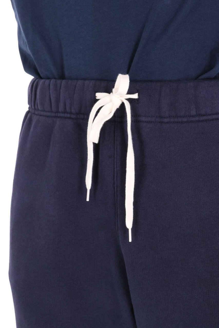 Autry Relaxed Fit Cotton Sweatpants with Adjustable Drawstring Zwart