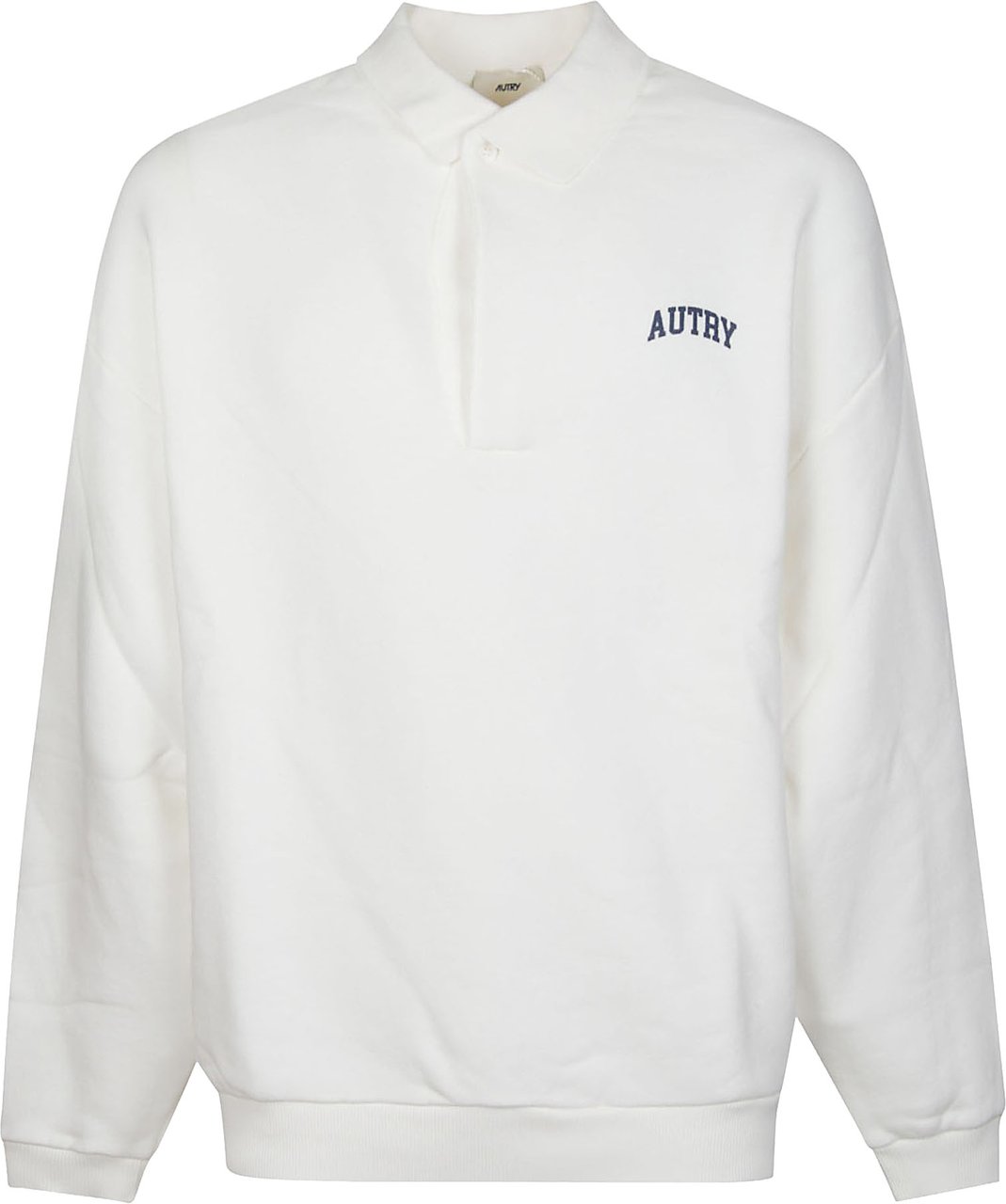 Autry Polo Neck Sweatshirt White Wit