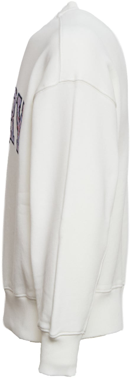 Autry Autry cotton sweatshirt with embroidered logo, white Wit