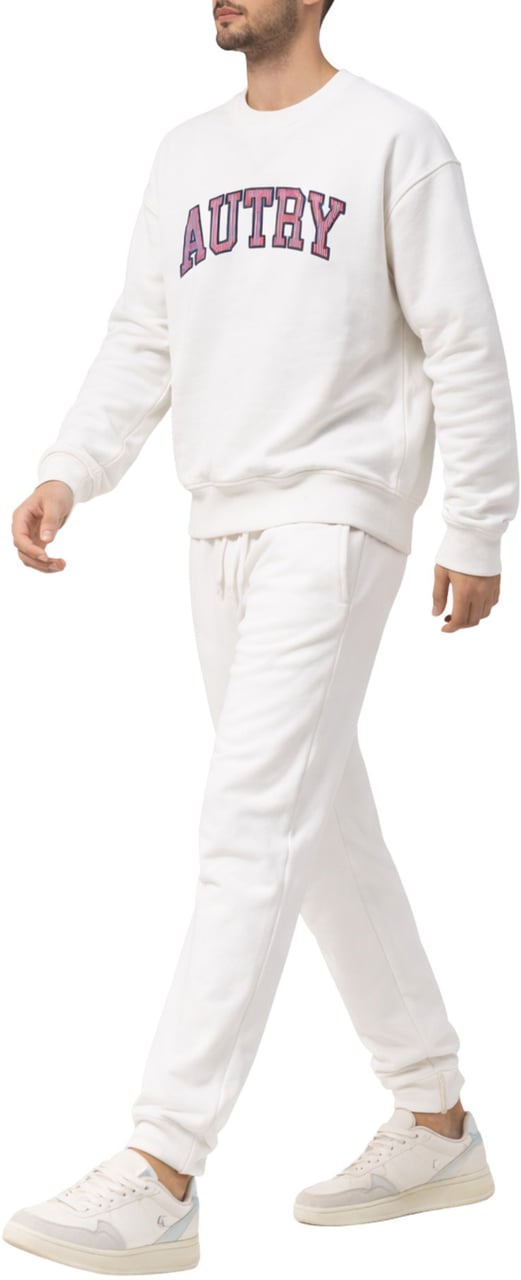 Autry Men’s White Logo Sweatshirt Wit