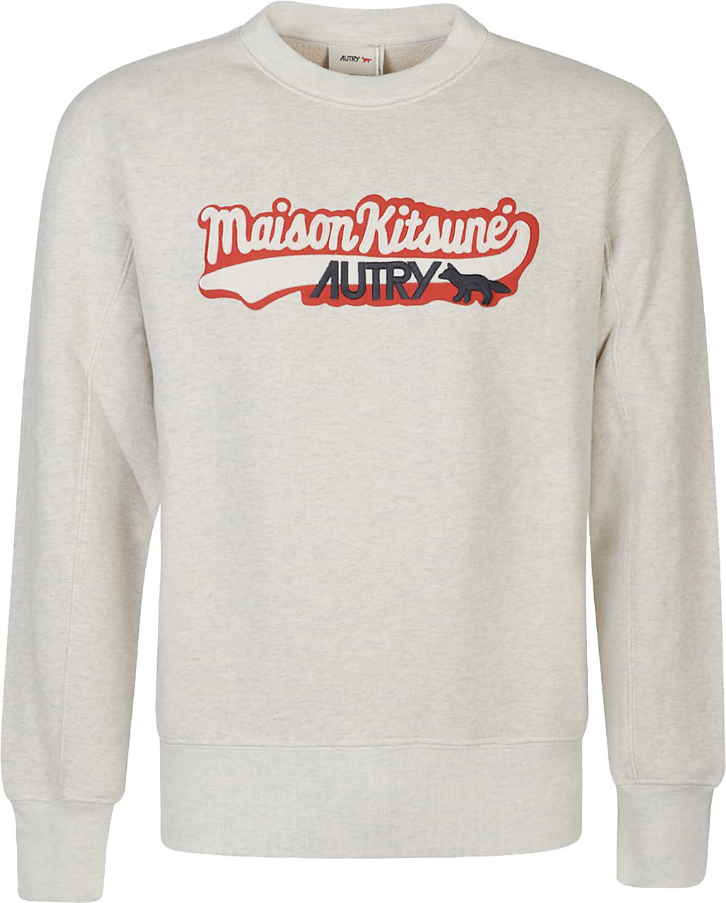 Autry Per Maison Kitsune Sweatshirt Grey Grijs