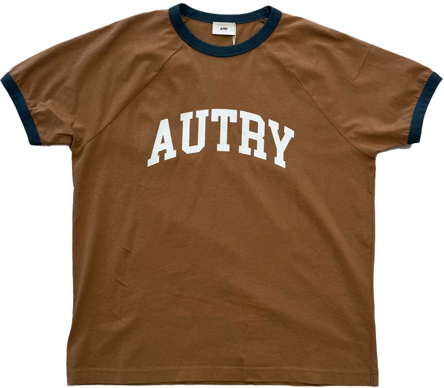 Autry t shirt en coton a logo imprime 2 Bruin