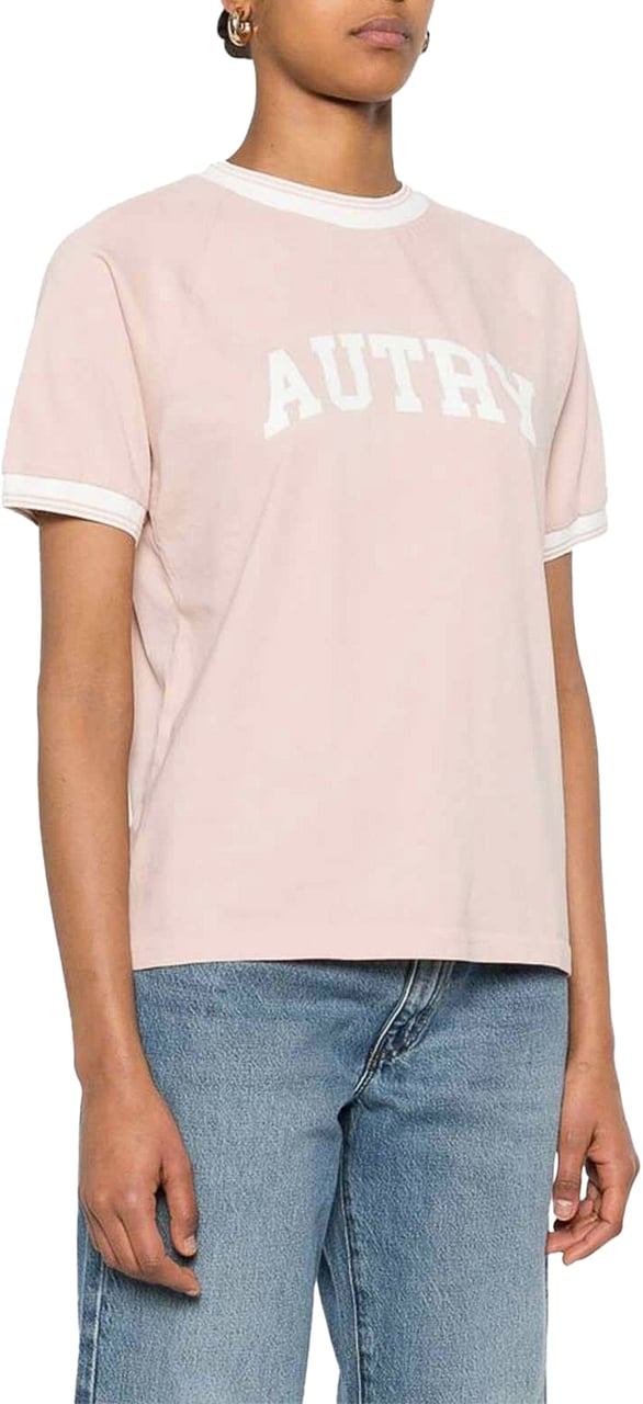 Autry Tshirt Short Sleeves Pink Roze