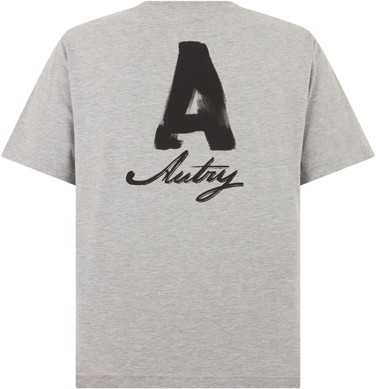 Autry Cotton t-shirt with logo Grijs