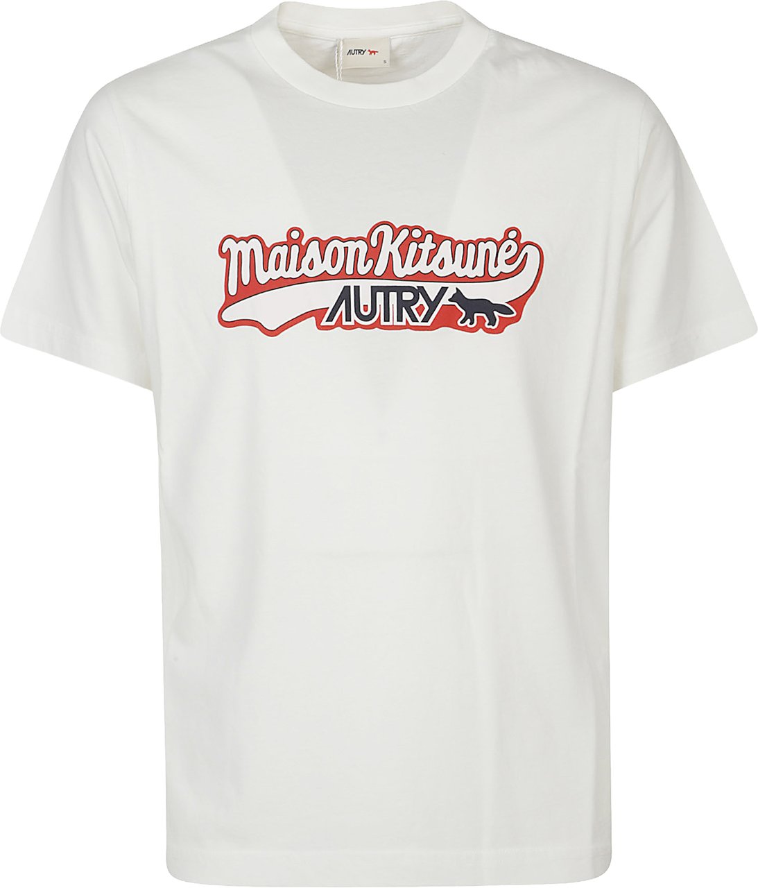 Autry Per Maison Kitsune T-shirt White Wit