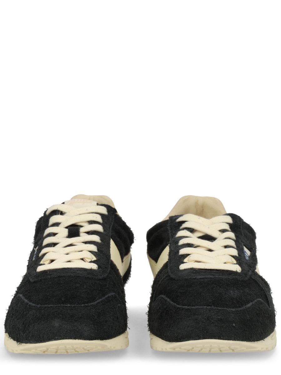 Autry Windspin Retro Black Suede Sneakers Zwart