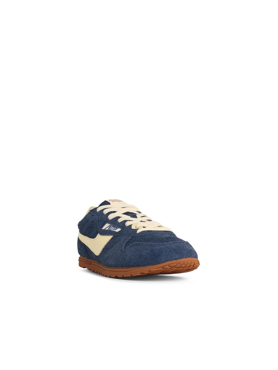 Autry Low-top Sneakers in Suede and Leather Zwart