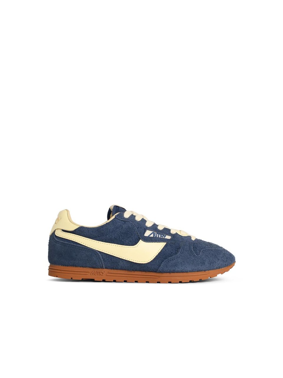 Autry Low-top Sneakers in Suede and Leather Zwart