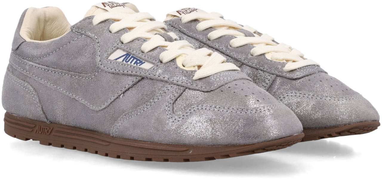 Autry Windspin Low Silver Ivory Zilver