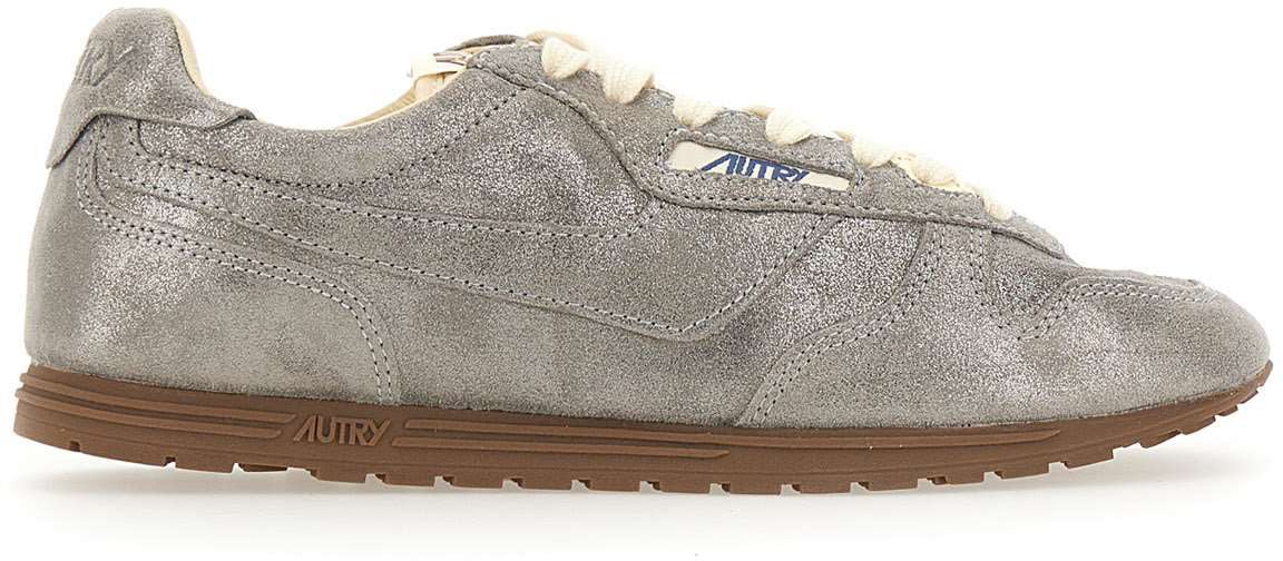 Autry Sneakers Silver Zilver