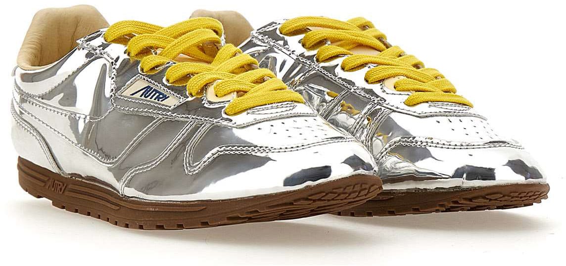 Autry Sneakers Silver Zilver