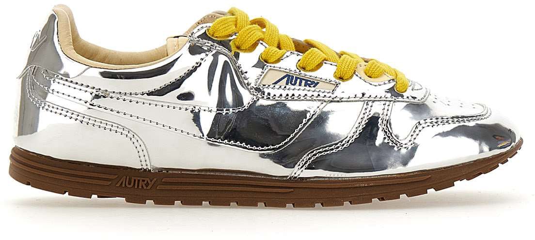 Autry Sneakers Silver Zilver